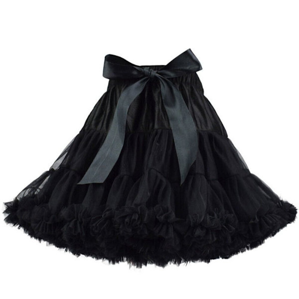 Vintage underkjole Crinoline SORT Black