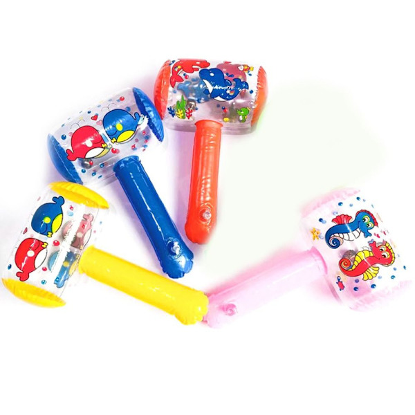 12stk Oppblåsbar Hammer Air Hammer Baby Oppblåsbare Leker Random Color