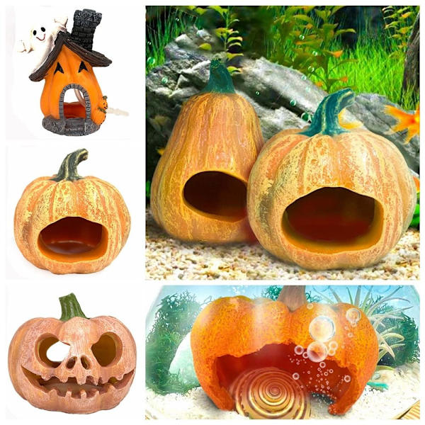 Halloween-gresskarfigur miniatyrgresskar 3 3 3