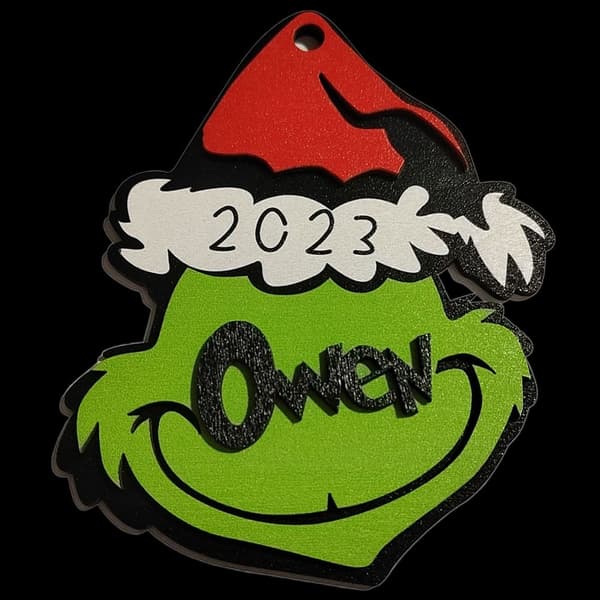 Grinch Navn Julepynt Juletræspendant 1 1