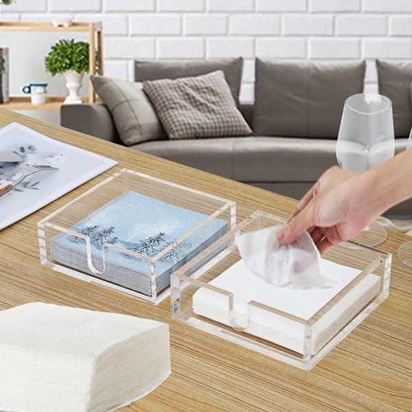 Lunsjserviettholder Tissue Box Papirhåndkledispenser