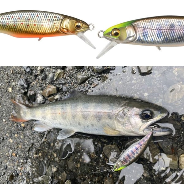 synkende Minnow Baits Fiskekroker I I I