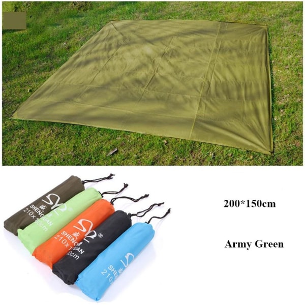 Teltgulv Tarp Picnicmåtte ARMY GREEN 200X150CM Army Green 200x150cm bf19 |  Army Green | 200x150cm | Fyndiq