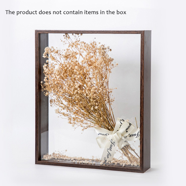 Blomsterdisplayramme Vægmontering VALNØD 8 TOMMERS - 15,2X20,3CM Walnut 8 inch - 15.2x20.3cm