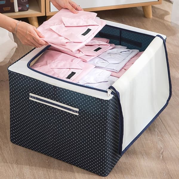 Förvaringslåda Quilt Baina Box BLÅ blue