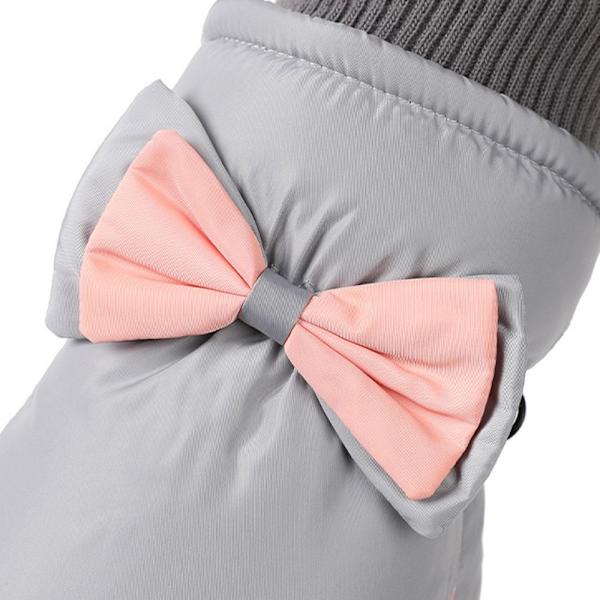 Dam Plyschhandskar Snowboard Skidhandskar MÖRKROSA dark pink