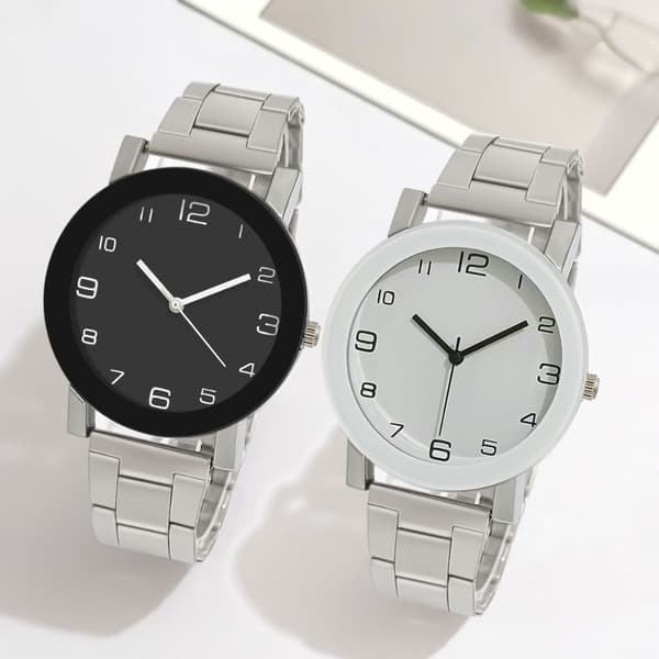Quartz Watch Numerals Watch SORT black