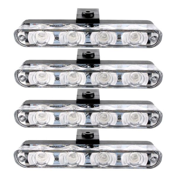 Auton led-valon varoitusvalo PUNAINEN&SININEN red&blue