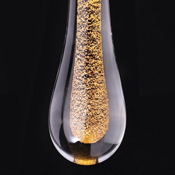 Vesipisarat Crystal Long Line LED-riippuva lamppu KAKSI PÄÄ Two heads