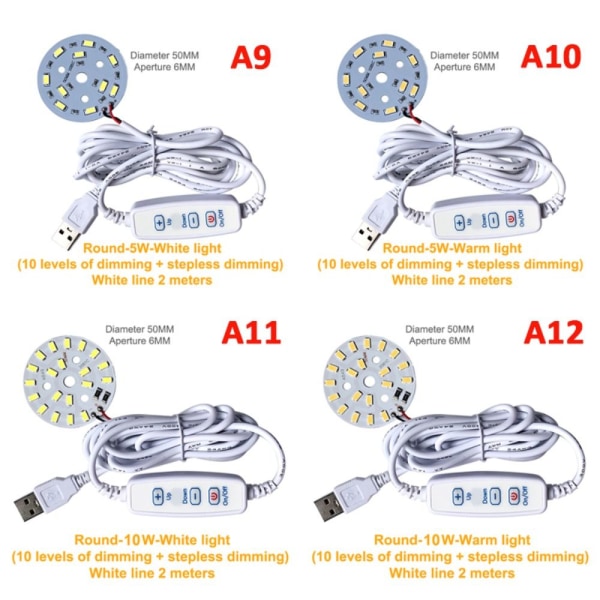 Dimbara LED-chips 5730 SMD LED-lampa A14 A14 A14