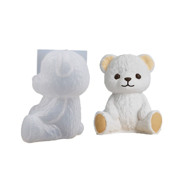 Bjørn IceCube Mold Food Grade Silikon SMILENDE BJØRNEMOLD SMILENDE Smiling Bear Mold