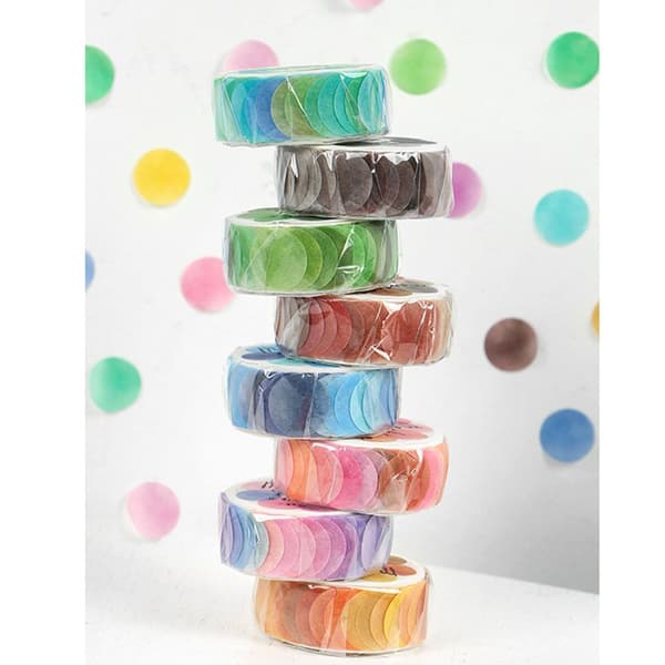 3 rullar/4 rullar frukttape-formad washi-tejp multicolor 3-3