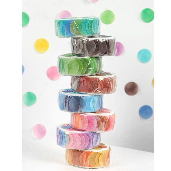 3 rullar/ 4 rullar frukttejp formad Washi-tejp multicolor 3-3