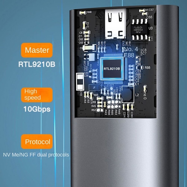 Harddisk kabinet Ekstern Case NVME NVME NVME