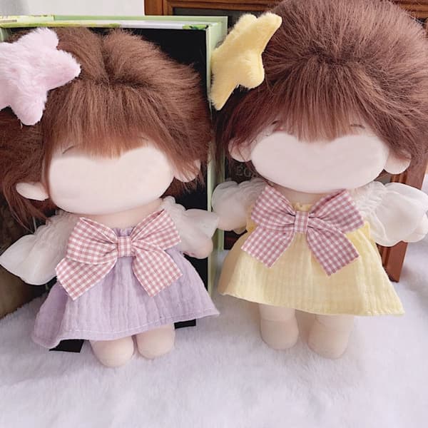 Dukketøj Mini Pige Nederdel GUL yellow