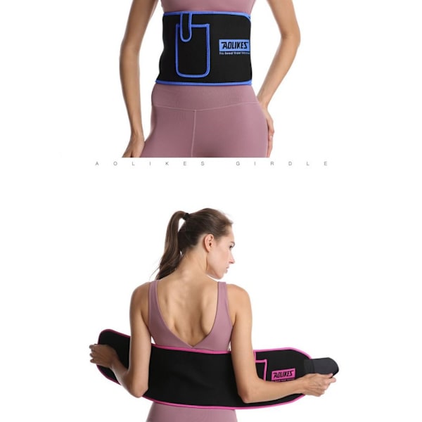 Waist trainer Vyötärötuki MUSTA L black L