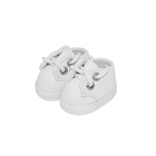 Nukkekengät 30cm Nivelletty nukke VALKOINEN white