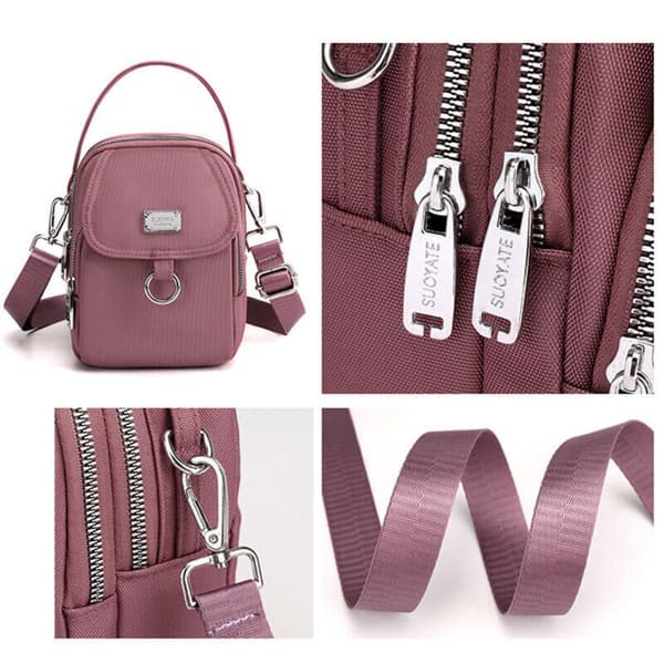 Handväska Crossbody Väskor WINE RED wine red