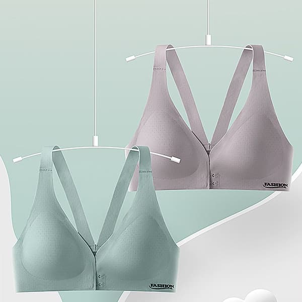 Frontspænde BH'er Plus Size BH BEIGE L beige L