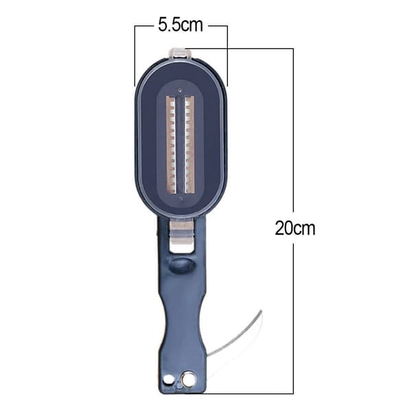 2 KPL Kalan suomukaavin kaavin MUSTA Black