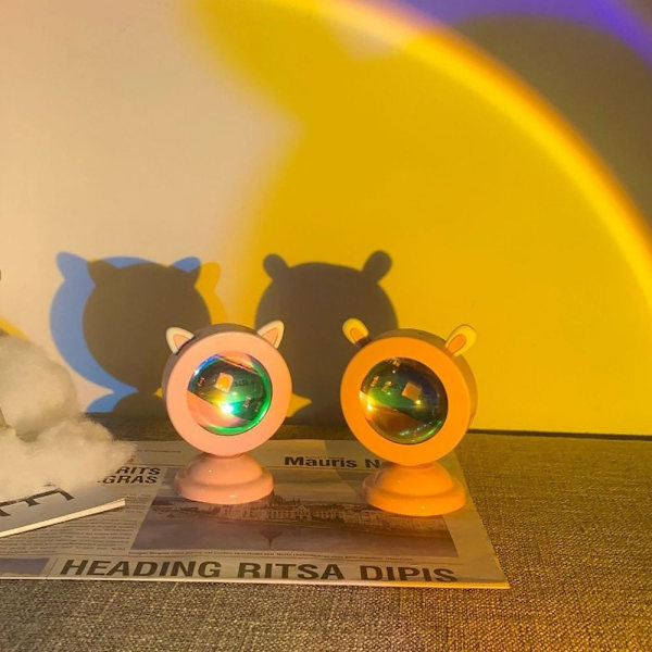 Solnedgangslampe Lys Atmosfære Led Lys FARGERIK RGB-KANIN Colorful RGB-Rabbit