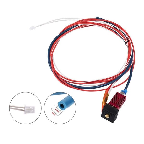 Ender-3 Hotend Kit Monterad Extruder med Capricorn Bowden