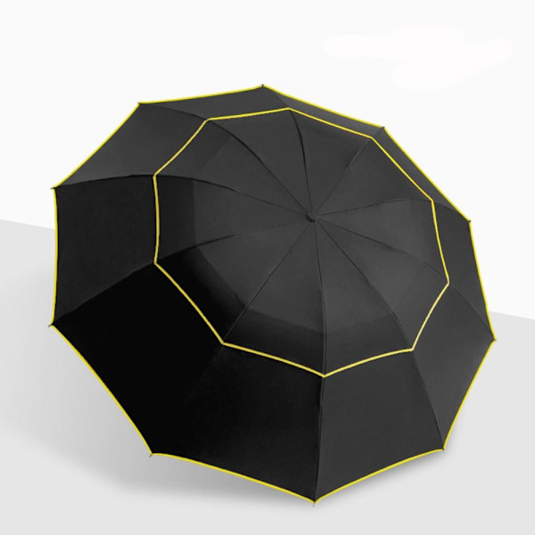 Foldeparaply Udendørs paraplyer SORT black