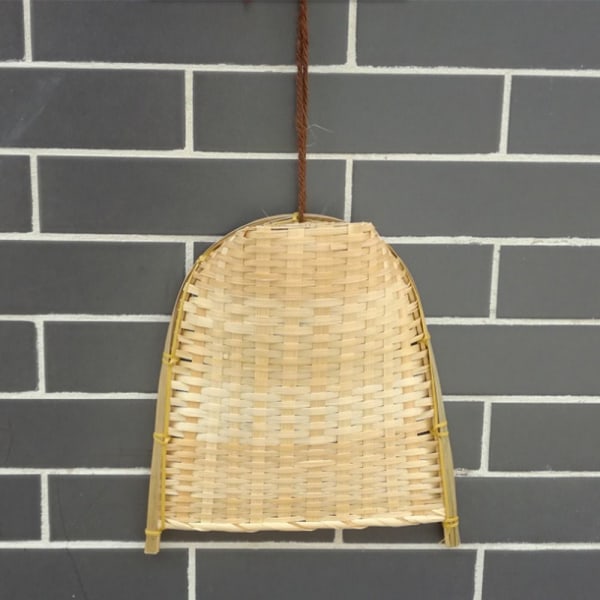 Weaving Bamboo Sieve Raft Dustpan 16X16CM 16x16cm