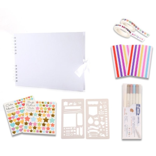 Scrapbooking Fotobok VIT White