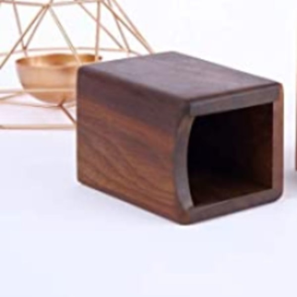 Pen Organizer massivt træ sort valnød