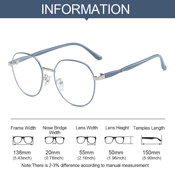 Anti Blue-ray Glasses Optiset lasit Frame GOLD gold