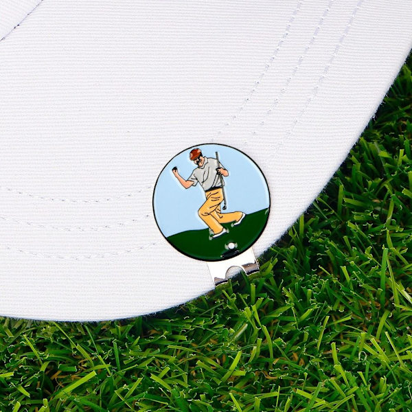 Golfhattklämma Golfbollspositionsmärke STYLE 1 STYLE 1 Style 1