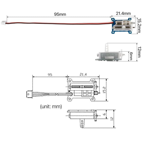 Micro Servo Digital Servo 1 KPL VASEN 1 KPL VASEN 1PCS Left