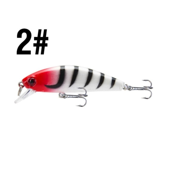 5st/Låda sjunkande Minnow Baits Fiskkrokar Minnow Lures