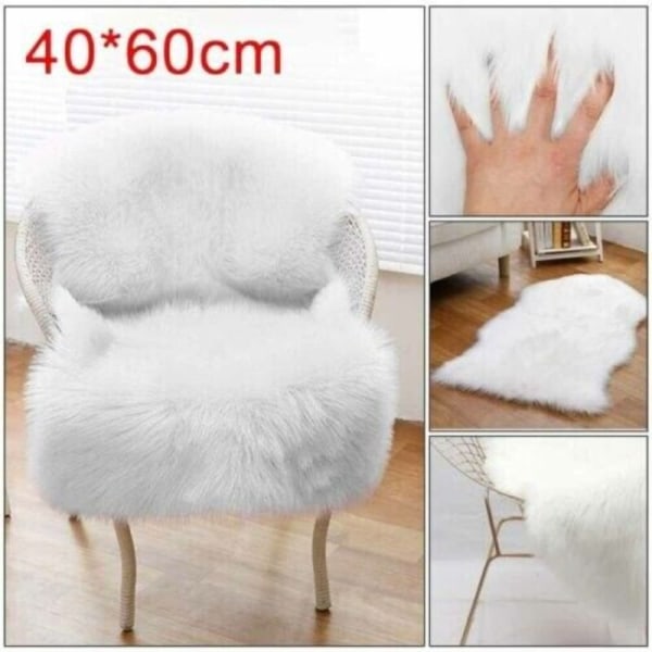 Soffa Kudde Mattor Sovrum Golvmatta VIT white