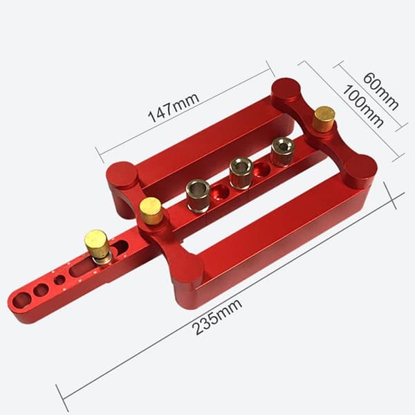 Selvsentrerende doweling Jig Punch Locator BLÅ B B BLUE B-B
