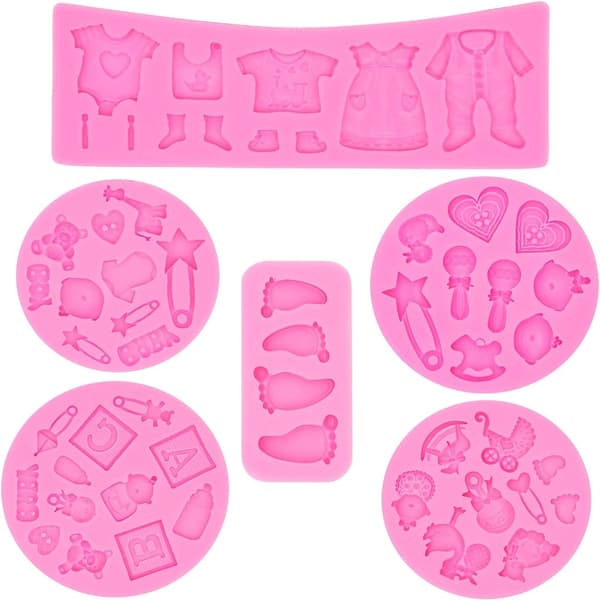 6 kpl söpöjä molds ​​molds molds