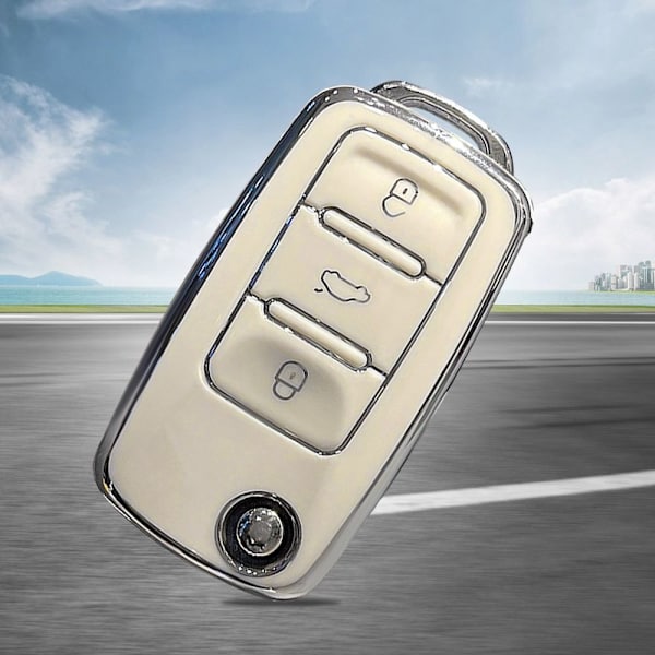 Auton case Avainkotelon case COVER White