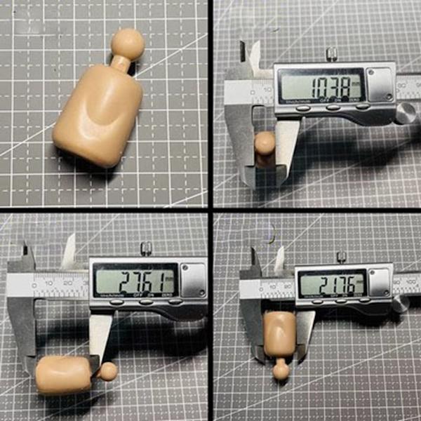 1/6 Docka Halshuvudkontakt 1 1 1