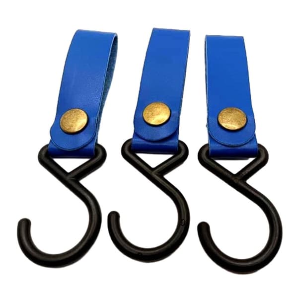 4st PU-läderkrokar Campingstativ 2 2 2