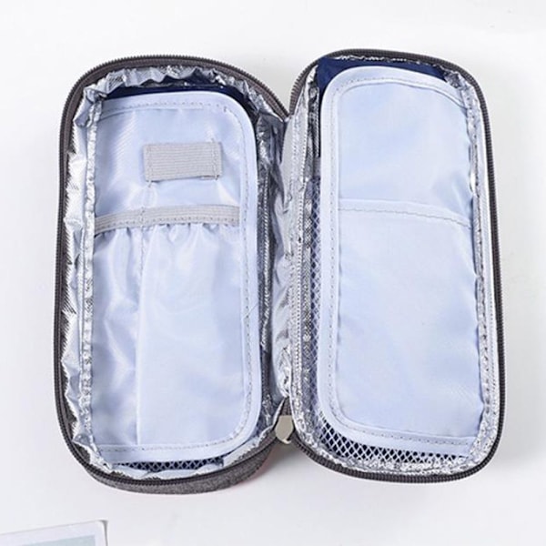 Insuliinin jäähdytyspussi Pill Protector PUNAINEN PUSSI, KAKSESSA 2 GEELIPUSSI red bag with 2 gel-bag with 2 gel