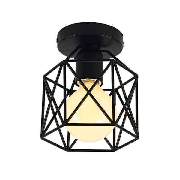 Armaturlys Iron Lampehus SVART black