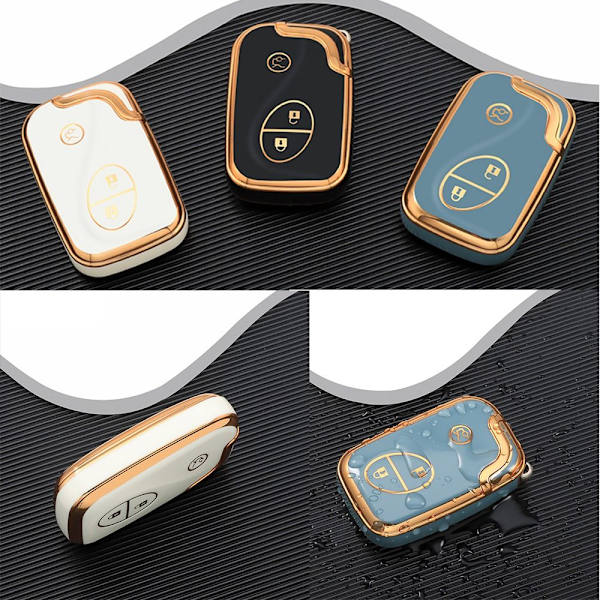 Auton avainkotelon case cover MUSTA MUSTA Black