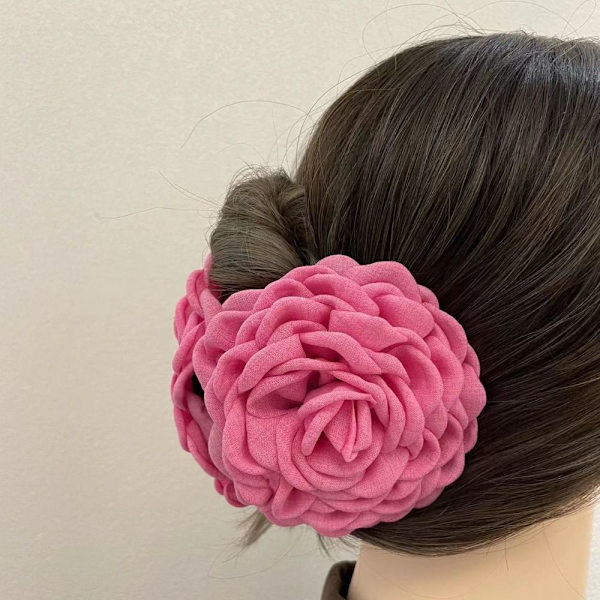 Ruusun ja rapuruuan kukkahiuspanta ROSE RED 12CM rose red 12cm