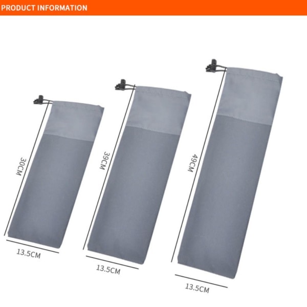 Tältpinnar Camping Tälttillbehör GRÅ 13,5X39CM Grey 13.5x39cm