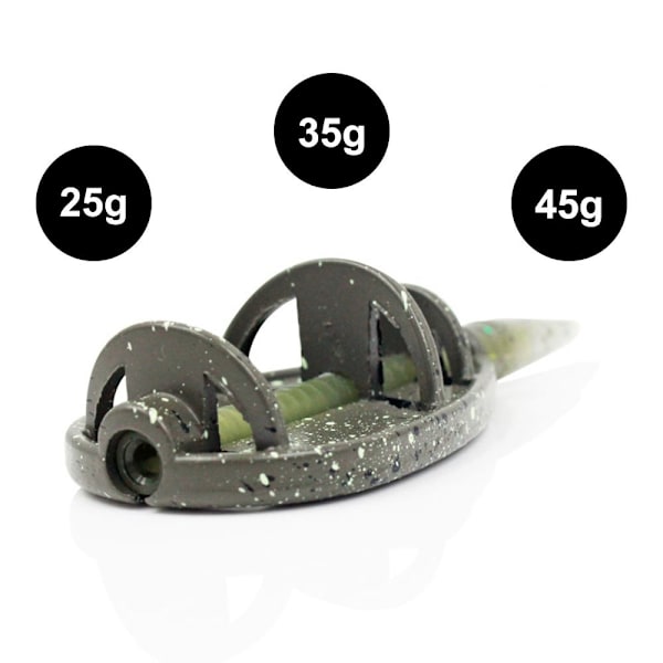Inline Embed Feeder Inline Method Carp Fishing Feeder 25-35-45g
