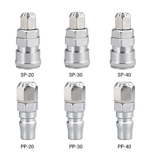 Pneumaattiset liittimet Ilmakompressoriletkun pikaliitin SP-40 SP-40 SP-40