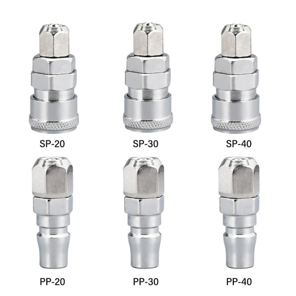 Pneumatiske koblinger Luftkompressorslange hurtigkobling SP-20 SP-20 SP-20