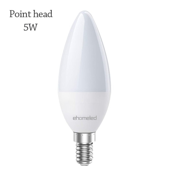 Led-kynttilälamput Energiansäästölamppu 5WPOINT HEAD POINT HEAD 5WPoint head