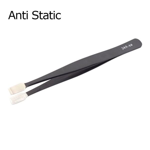 Pincett i rostfritt stål Ögonbrynsklämma ANTI STATIC ANTI STATIC Anti Static